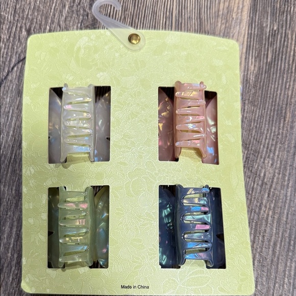 Sincerly Jules Butterfly Clips and Ribbon Set - Pink, Blue, Yellow, Black - Picture 7 of 7